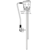 Warmwasserspeicher 120 L mit Incoloy 825 Heizstab 3 kW.