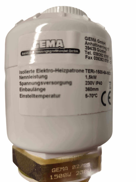 Warmwasserspeicher 100 Liter plus Heizstab TERi 1,5 kW.