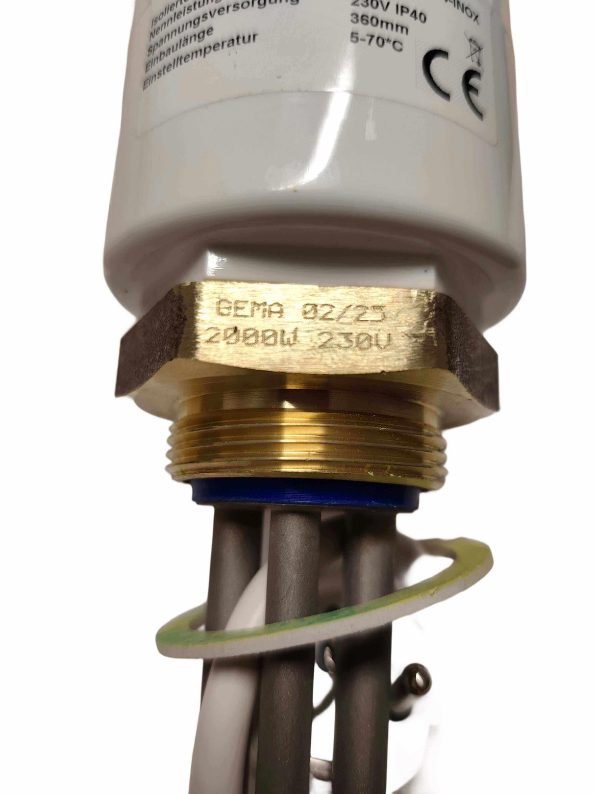 Warmwasserspeicher 120 Liter plus Heizstab TERi 2,0 kW.