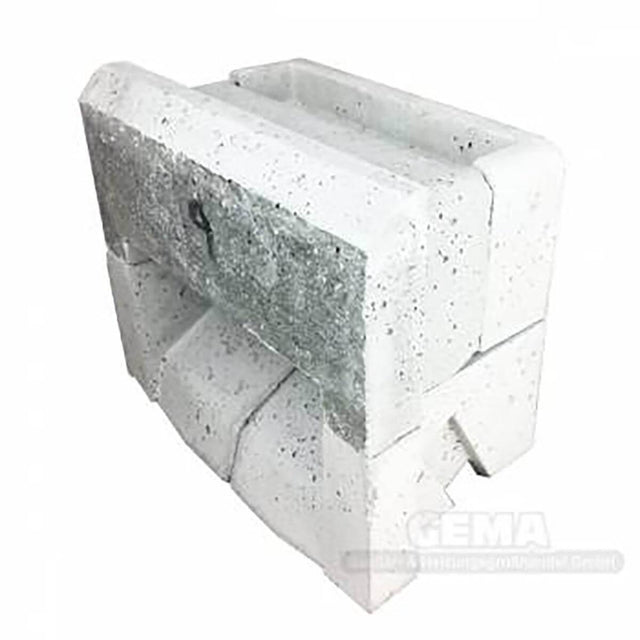 Viadrus U22 Schamottstein oben hinten.