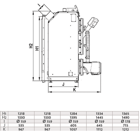 Pelletkessel Defro Komfort Ekopell 25 kW.