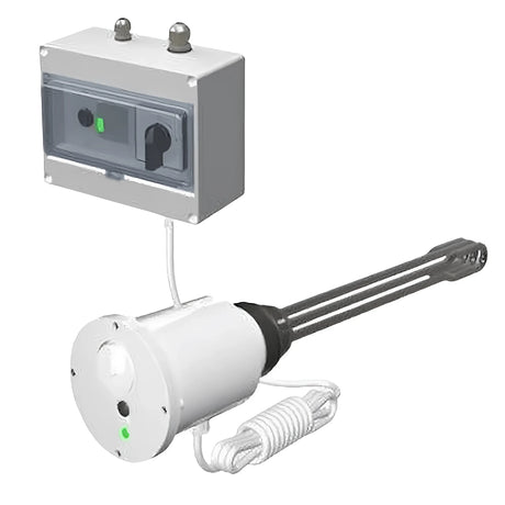 Heizstab 9 kW  mit einstellbare Heizpatrone.