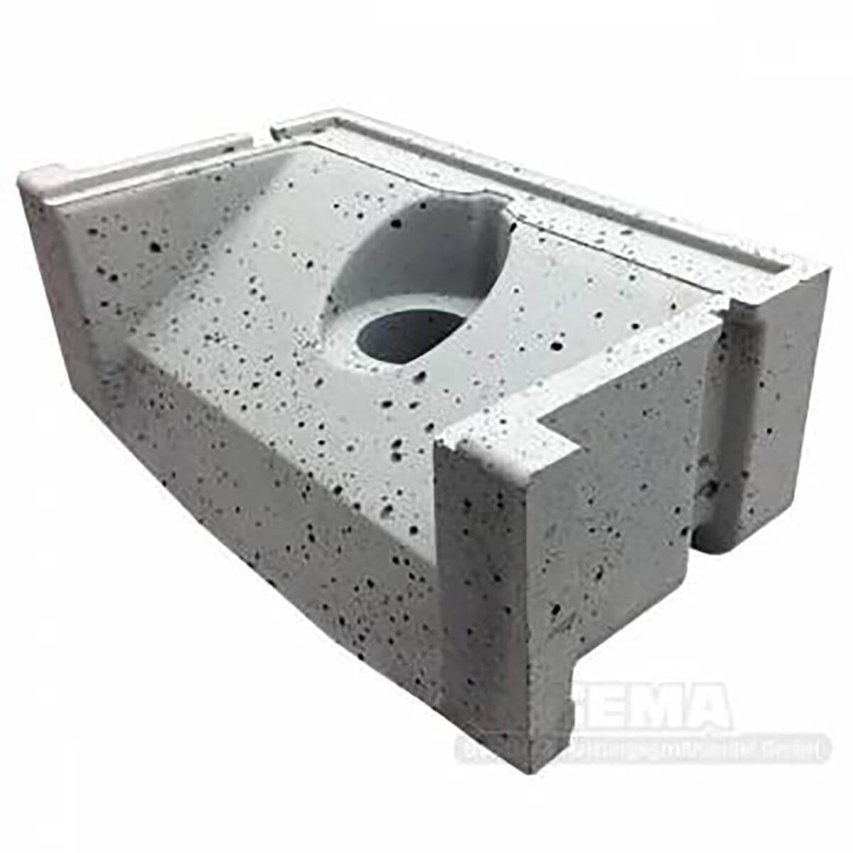 Viadrus U32 Schamottstein unten.