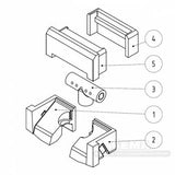 Viadrus U22 Schamottsteine komplett.
