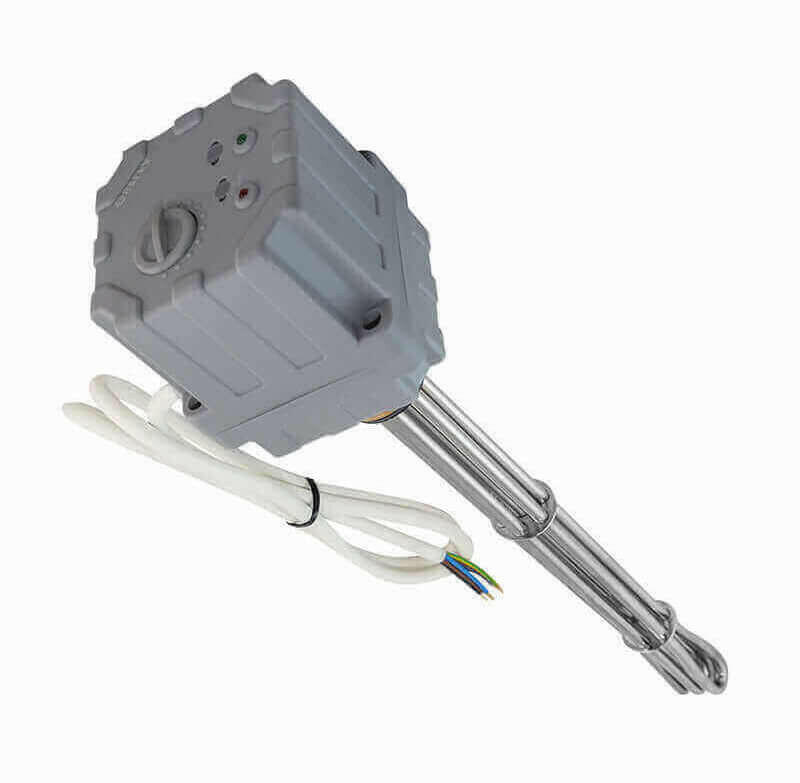 Elektroheizstab mit Regler und Thermostat 4,5 kW.