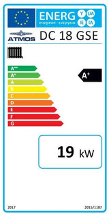 Holzvergaser Atmos GSE Serie 19 kW - Effizient Heizen mit Touch-Regelung 🌲🔥.