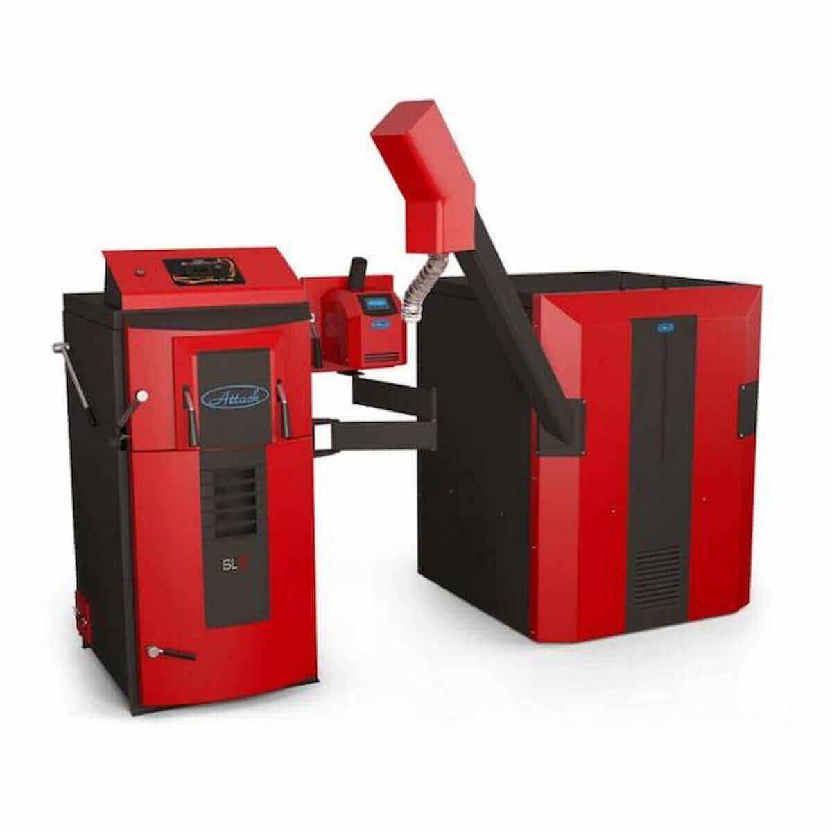 Attack SLX Combi 25 kW Kombikessel für Holz und Pellets – Effizienz 🔥🌲.
