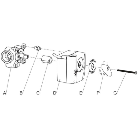 LK 950 Stellmotor 230 Volt Mischerantrieb mit 3-Punkt SPDT.