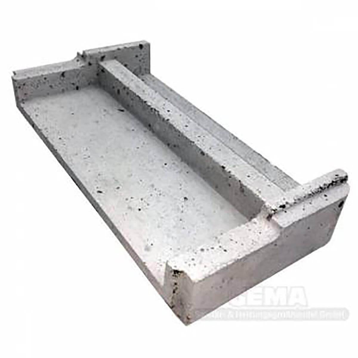 Viadrus U32 Schamottstein Mitte hinten.