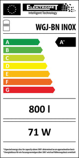 Hygienespeicher ohne Solarregister mit A Isolierung.
