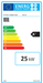 Energieeffizienzlabel für Attack SLX Kombikessel, zeigt A+ Rating und 25 kW Leistung ⚡. Ideal für Holz & Pellets.