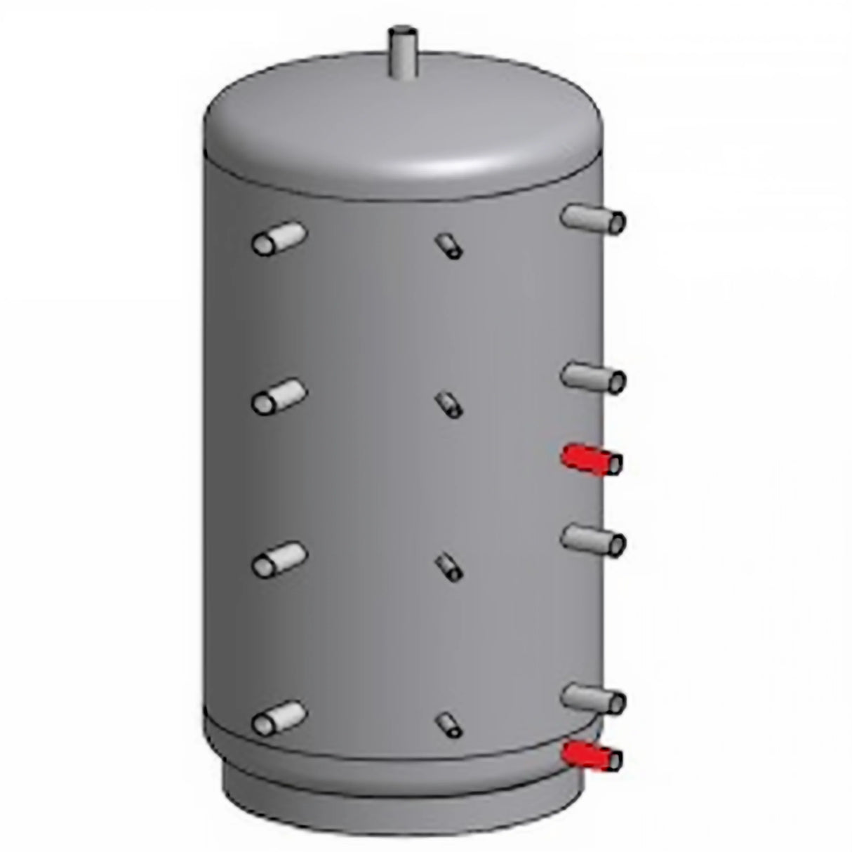 Energie - Pufferspeicher ohne Wärmetauscher.