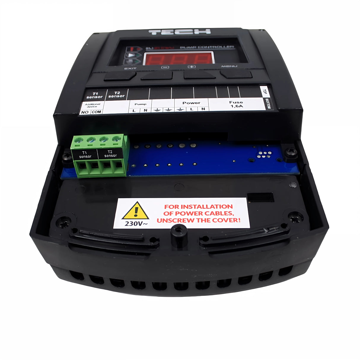 Teknisk temperaturforskel Controller EU-21 CWU med LED-display