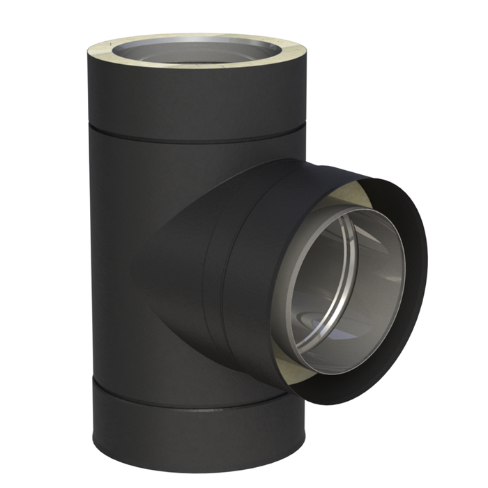 DW Neo 150 schwarz 🔥 doppelwandiger Schornstein für optimale Sicherheit und modernes Design. Ideal für anspruchsvolle Anwendungen.