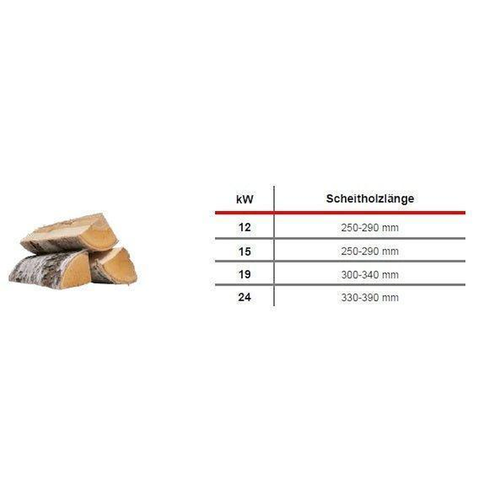 Defro Firewood Plus Vergaser | Scheitholz - Naturzugkessel