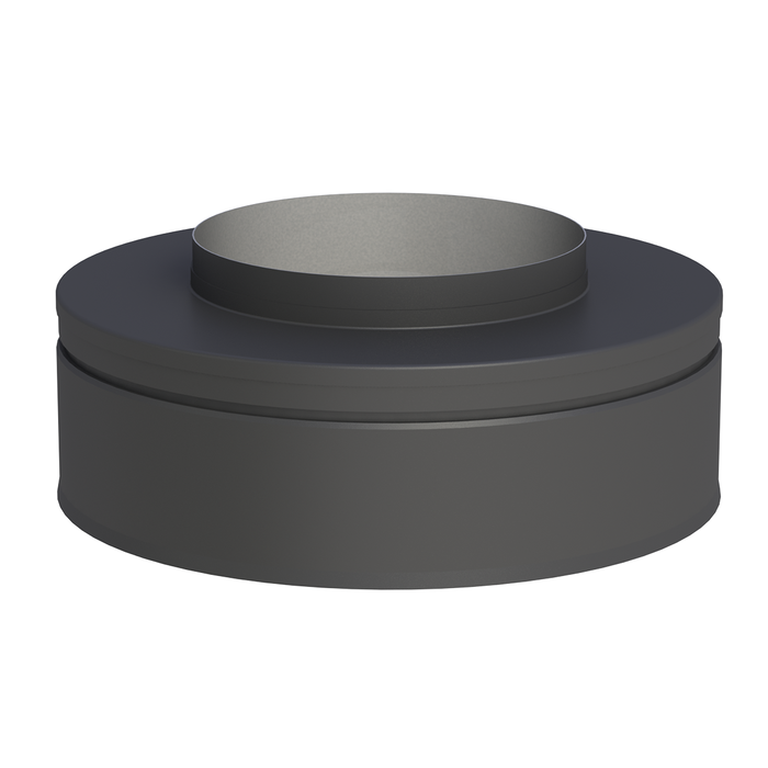 DW Neo schwarz 🏠 | doppelwandiger Schornstein 5-10m mit modernem Design und hoher Sicherheit.