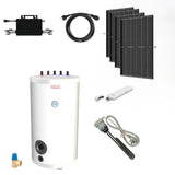 Warmwasser mit Photovoltaik Heizstab.