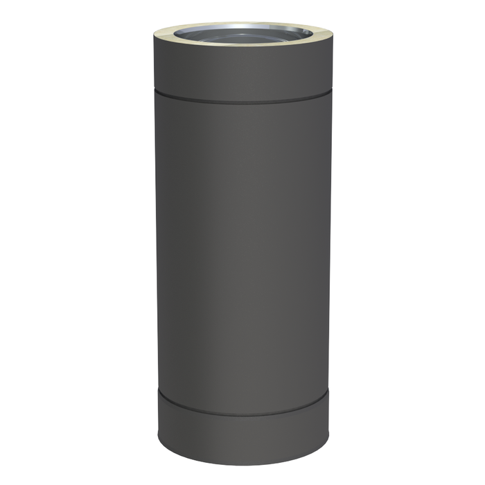 DW Neo 150 schwarz doppelwandiger Schornstein 🏠 für 5-10 Meter: modern, funktional und sicher! 🔥