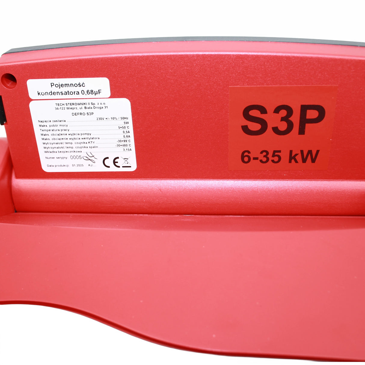 Controle de caldeira DeFro S3P para Defro Optima Comfort mais 3,9 kW