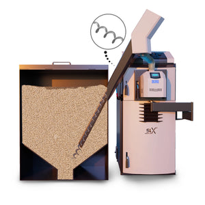 Attack SLX Combi 30 kW - λέβητας ξύλου και πέλλετ - θερμαίνεται αποτελεσματικά