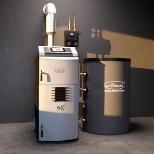 Gaseificador de madeira 50 kW ATTACK SLX 50 Profi