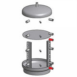 Schichten - Pufferspeicher ohne Wärmetauscher.