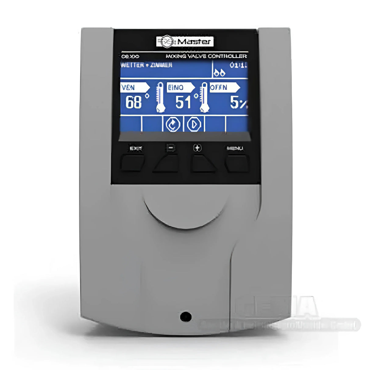 Witterungsgeführter Heizkreisregler EU-i-1 mit LCD-Display.