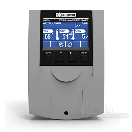 Witterungsgeführter Heizkreisregler EU-i-1 mit LCD-Display.