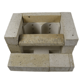 MPM DS Wood 18kW Schamottsteine komplett.