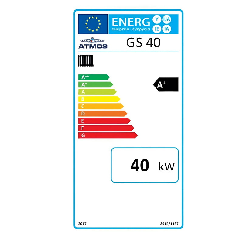 Atmos GS Holzvergaser 40 kW – Effizienter Vergaserkessel 🌲🔥 Häuser optimal heizen - GEMA Shop