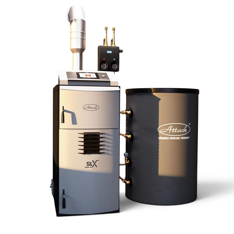 Caldeira de gaseificação de madeira ATTACK SLX 45 PROFI 45 kW