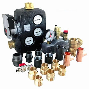 Thermoflux Pelling Eco Anschlusspaket ohne Scheitholzrost.