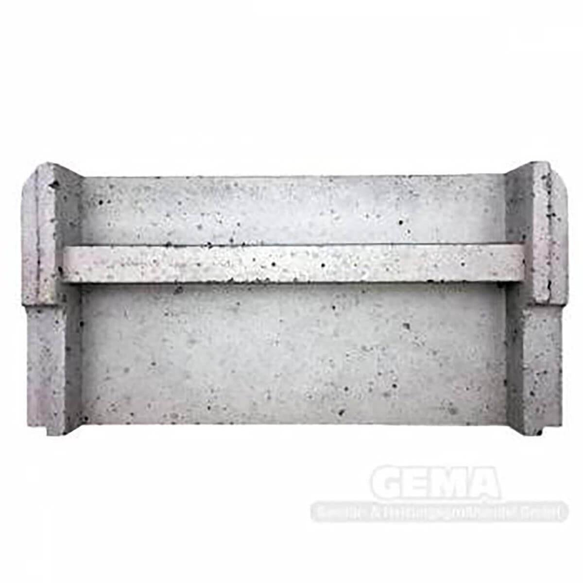 Viadrus U32 Schamottstein Mitte hinten.