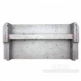 Viadrus U32 Schamottstein Mitte hinten.