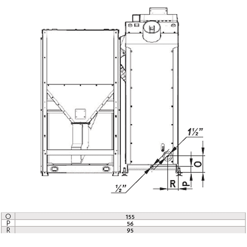 Defro Komfort Ekopell 25 kW mit Scheitholzfunktion - GEMA Shop