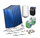 Solarpaket Flachkollektor AMX2.0 12.18 m² für Schrägdach.