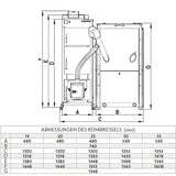 Kombikessel Defro Komfort Ekopell 25 kW – Flexibel heizen mit Holz 🔥🌱.