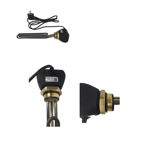 Elektroheizstab Einschraubheizkörper 1,5 - 3kW mit App-Steuerung.