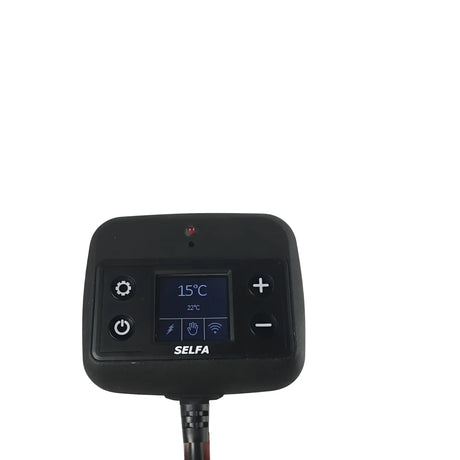 Elektroheizstab Einschraubheizkörper 1,5 - 3kW mit App-Steuerung.