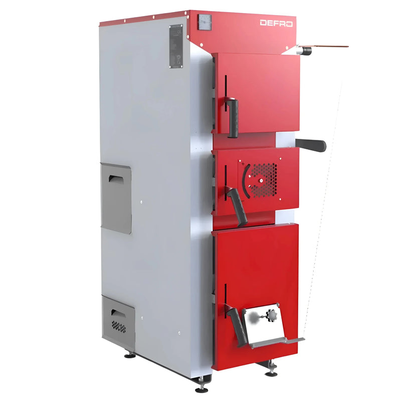Festbrennstoffkessel Defro DWS 12 kW – Effizientes Heizen mit Holz - Kohle 🔥 - GEMA Shop