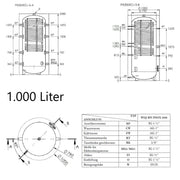 Hygienespeicher ohne Solarregister mit A Isolierung - GEMA Shop