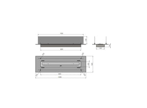 Moderner Bio-Ethanol-Kamin aus hochwertigem Stahlkamin für stilvolle und nachhaltige Raumgestaltung.