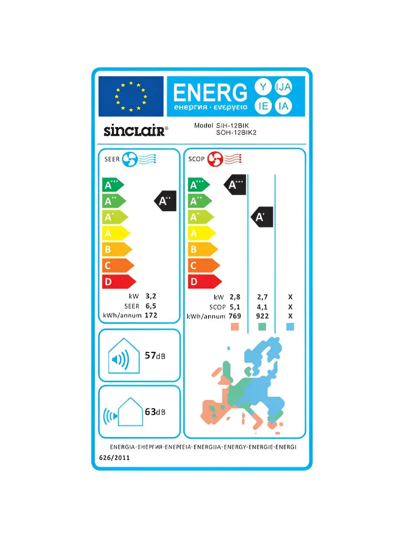 Keyon Split - Klimaanlage YAA1FB6 mit Frostschutz Funktion - GEMA Shop
