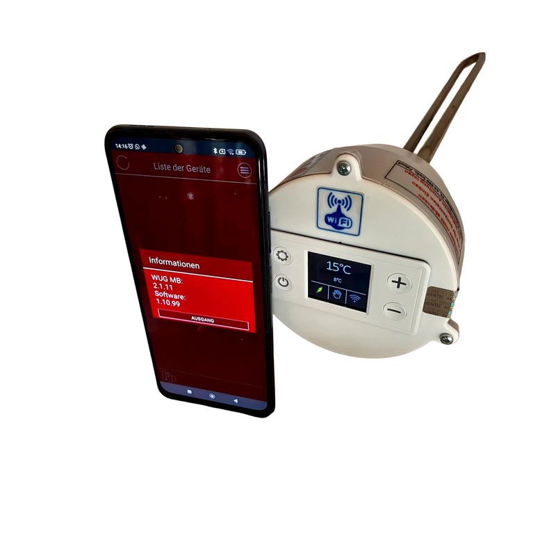 SMART Sildstienis Sildpatrona 3 kW – Viedais sildstienis ar WLAN lietotnes vadību - GEMA Shop