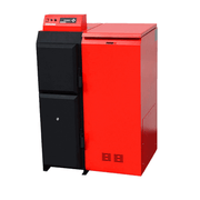 Thermoflux Pelling ECO 50 kW Pelletkessel mit 185 kg Pelletbehälter - GEMA Shop