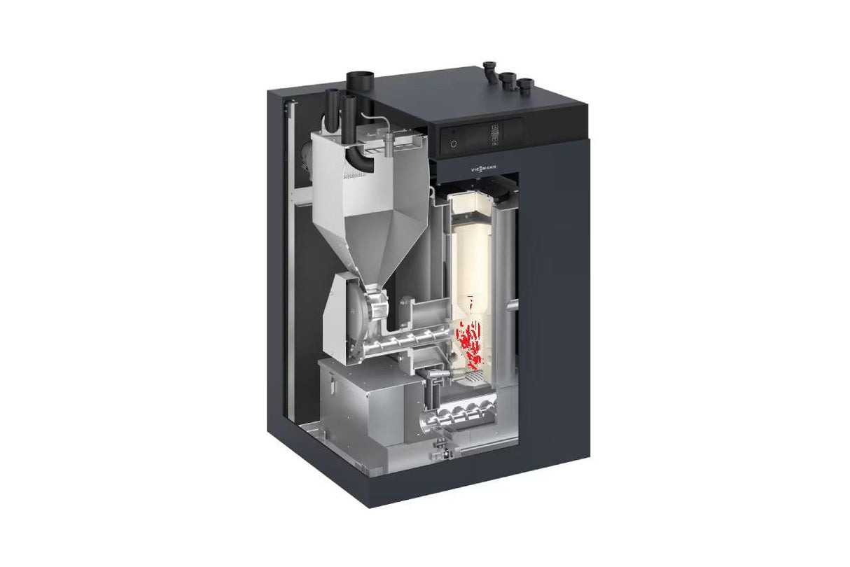 Pelletkessel Viessmann Vitoligno 300-C Heizkessel vollautomatisch 12KW.