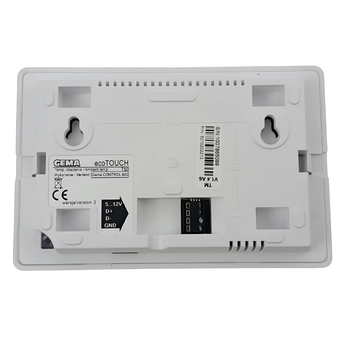 Witterungsgeführte Heizungssteuerung  Gema Control 920 universal.